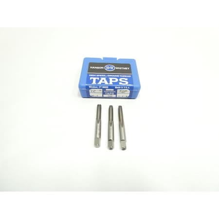 Hanson Whitney SET OF 3 5/16-18 4FL GH-3 PIPE BOLT TAP 21135